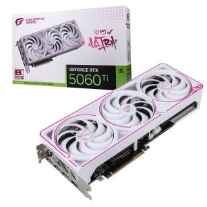 COLORFUL IGAME GEFORCE RTX 5060 TI ULTRA W DUO OC 8GB-V WHITE GRAPHIC CARD