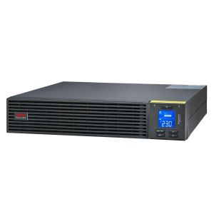 APC EASY UPS ON-LINE SRV2KUXI-IN - 2000VA/ 1600W | 230V | 3 INDIA 3-PIN 6A + 1X HARD WIRE 3-WIRE(1P+N+E) OUTLETS | RACKMOUNT 2U | INTELLIGENT CARD SLOT | VISUAL LCD AND AUDIBLE ALARMS | NO BATTERY, W/O RAIL KIT | 2 YEARS WARRANTY