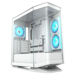 Cougar FV270 RGB White Mid Tower Cabinet