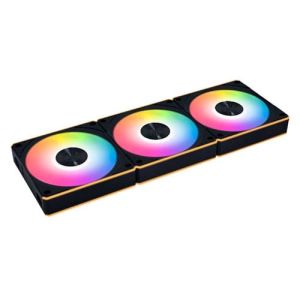 LIAN LI UNI FAN CL WIRELESS REVERSE BLADE 120MM CABINET FAN, TRIPLE PACK G99.12RCL1W3B.IN