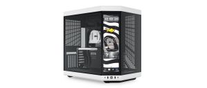 HYTE Y70 TOUCH INFINITE DUAL CHAMBER ATX MID-TOWER CABINET WHITE-BLACK (CS-HYTE-Y70TI-WB)