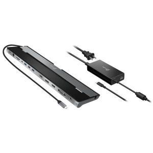 J5CREATE USB-C TRIPLE DISPLAY DOCKING STATION WITH 100W PD ADAPTER