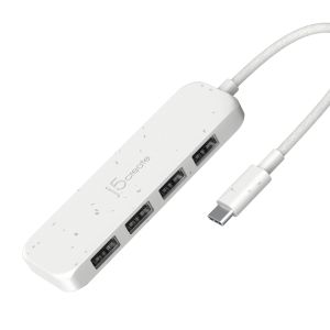 J5CREATE ECO-FRIENDLY USB-C TO 4-PORT TYPE-A GEN 2 HUB