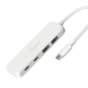 J5CREATE ECO-FRIENDLY USB-C to 4-Port Type-C & Type-A Gen 2 Hub
