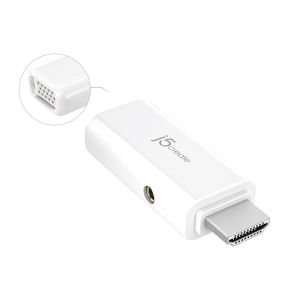 J5CREATE HDMI TO VGA VIDEO ADAPTER CONVERTER WITH AUDIO