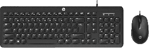 HP KM160 WIRED MOUSE AND KEYBOARD COMBO