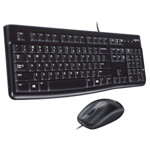 LOGITECH MK120 WIRED USB KEYBOARD AND MOUSE COMBO