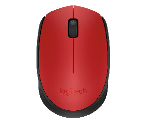 LOGITECH WIRELESS MOUSE M171 RED MOUSE