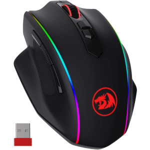 REDRAGON M686 ELITE VAMPIRE (WIRED/WIRELESS) USB GAMING RGB MOUSE BLACK