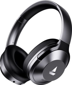 Boat Nirvanaa 751 ANC Hybrid Active Noise Cancellation Bluetooth Headset (Gunmetal Grey)