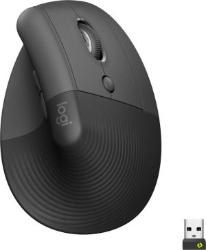 LOGITECH LIFT VERTICAL ERGONOMIC MOUSE WIRELESS GRAPHITE