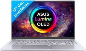 ASUS VIVOBOOK 15 OLED INTEL CORE I5 13TH GEN 1335U - (16 GB/512 GB SSD/WINDOWS 11 HOME) X1505VAU-LK544WS THIN AND LIGHT LAPTOP (15.6 INCH, TRANSPARENT SILVER, 1.70 KG, WITH MS OFFICE)