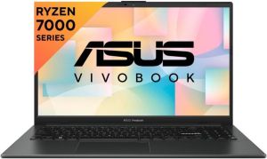 ASUS VIVOBOOK GO 15 AMD RYZEN 5 QUAD CORE 7520U - (8 GB/512 GB SSD/WINDOWS 11 HOME) E1504FA-NJ133WS | E1504FA-NJ522WS THIN AND LIGHT LAPTOP (15.6 INCH, MIXED BLACK, 1.63 KG, WITH MS OFFICE)