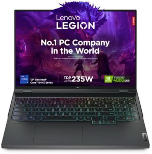 LENOVO LEGION PRO 7 INTEL CORE I9 13TH GEN 13900HX - (32 GB/1 TB SSD/WINDOWS 11 HOME/12 GB GRAPHICS/NVIDIA GEFORCE RTX 4080) 16IRX8H GAMING LAPTOP (16 INCH, ONYX GREY, 2.8 KG, WITH MS OFFICE)
