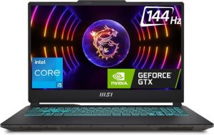 MSI CYBORG 15 A12UDX-1049IN 9S7-15K111-1049 [CI5-12450H 12TH GEN/16GB/512GB SSD/WIN11 HOME/15.6 INCH/6GB-RTX3050 GRAPHICS /2 YEAR(S)/BLACK]