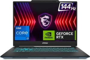 MSI CYBORG 14 INTEL CORE I7 13TH GEN 13620H - (16 GB/512 GB SSD/WINDOWS 11 HOME/6 GB GRAPHICS/NVIDIA GEFORCE RTX 4050) CYBORG 14 A13VE-201IN GAMING LAPTOP (14 INCH, TRANSLUCENT BLACK, 1.6 KG, WITH MS OFFICE)