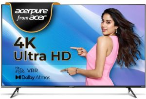 ACERPURE SWIFT TV BY ACER (2024 SERIES) 164 CM (65 INCH) ULTRA HD (4K) LED SMART GOOGLE TV WITH BEZEL-LESS | GOOGLE OS | VRR | ALLM | DOLBY ATMOS (AP65UG51ASFTD)