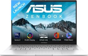 ASUS ZENBOOK 14 OLED AI UX3405CA-PZ348WS [ULTRA7-255H/32GB/1TB SSD/WIN11 HOME+MSO/14.0" TOUCH/INTEGRATED GRAPHICS/1 YEAR(S)/SILVER]