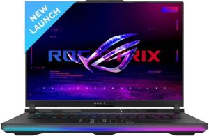 ASUS ROG STRIX SCAR 16 WITH 90WHR BATTERY INTEL HX-SERIES INTEL CORE I9 13TH GEN 13980HX - (32 GB/1 TB SSD/WINDOWS 11 HOME/12 GB GRAPHICS/NVIDIA GEFORCE RTX 4080/240 HZ/175 TGP) G634JZ-N4062WS GAMING LAPTOP (16 INCH, BLACK, 2.50 KG, WITH MS OFFICE)