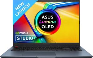 ASUS VIVOBOOK PRO 16 OLED FOR CREATOR, INTEL H-SERIES INTEL CORE I9 13TH GEN 13900H - (16 GB/1 TB SSD/WINDOWS 11 HOME/6 GB GRAPHICS/NVIDIA GEFORCE RTX 4050/120 HZ/65 TGP) K6602VU-LZ951WS GAMING LAPTOP
