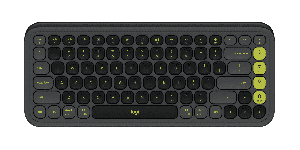 LOGITECH POP ICON KEYS WIRELESS BLUETOOTH KEYBOARD GRAPHITE