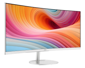 MSI PRO MP341CQW E12 White 34 Inch Business Monitor