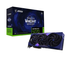 MSI GeForce RTX 5070 12G World of Warcraft MIDNIGHT VOID EDITION OC