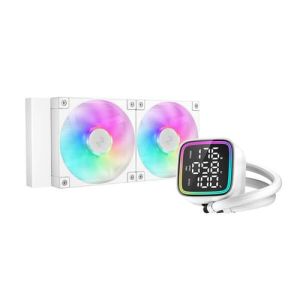DEEPCOOL LD240 WH RGB ALL IN ONE 240MM CPU LIQUID COOLER WITH LED DIGITAL DISPLAY (R-LD240-WHDMMN-G-1)