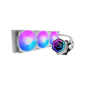 COOLER MASTER MASTERLIQUID 240 CORE II ARGB LIQUID CPU COOLER - WHITE MLW-D24M-A18PA-RW