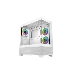 COOLER MASTER ELITE 690 WOOD WHITE ARGB ATX MID TOWER CASE