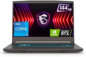 MSI THIN 15 B12UC-2241IN COSMOS_GRAY/I5-12450H/RTX 3050/GDDR6 4GB/8GB*2/512GB/IPS-LEVEL FHD 15.6(144HZ)MS2021