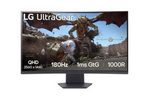 LG ULTRAGEAR 32GS60QC-B 32 INCH CURVED GAMING MONITOR
