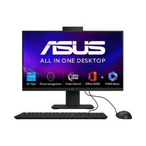 ASUS AIO, All In One PC, Intel Core i5-13420H (16GB/512GB/Intel UHD Graphics/60.45 cms (23.8) FHD/Windows 11 Home/Office Home 2024 + M365 Basic (1 Year Validity) V440VA-KBPC043WS