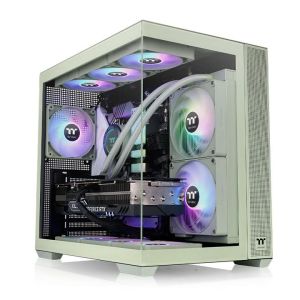 THERMALTAKE VIEW 380 TG ARGB MATCHA GREEN MID TOWER CABINET