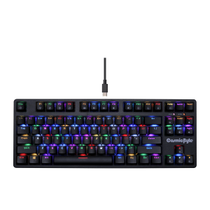 COSMIC BYTE CB-GK-38 TRINITY (BLACK) GAMING KEYBOARD RGB BLUE SWITCH