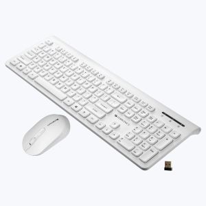 ZEBRONICS SET WIRELESS COMPANION 130 WHITE KEYBOARD