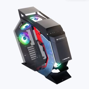 ZEBRONICS Zeb-Valhalla PRO Gaming Cabinet (Black+Red)