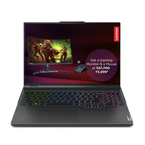 LENOVO LEGION PRO 5 83DF003NIN [CI7-14650HX 14TH GEN/16GB/1TB SSD/WIN11 HOME+MSO/16.0 INCH/8GB-RTX4060 GRAPHICS /1 YEAR(S)/GREY]